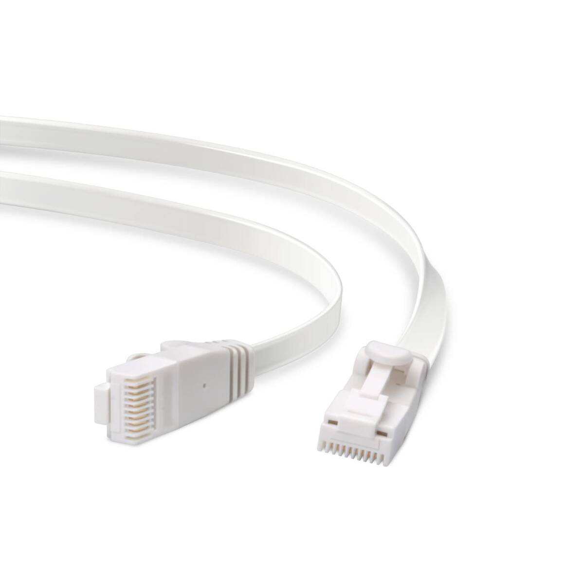 エレコム LANケーブル CAT6A 7m ツメが折れない 爪折れ防止コネクタ cat6a準拠 スーパーフラット ホワイト LD-GFAT/WH拍卖