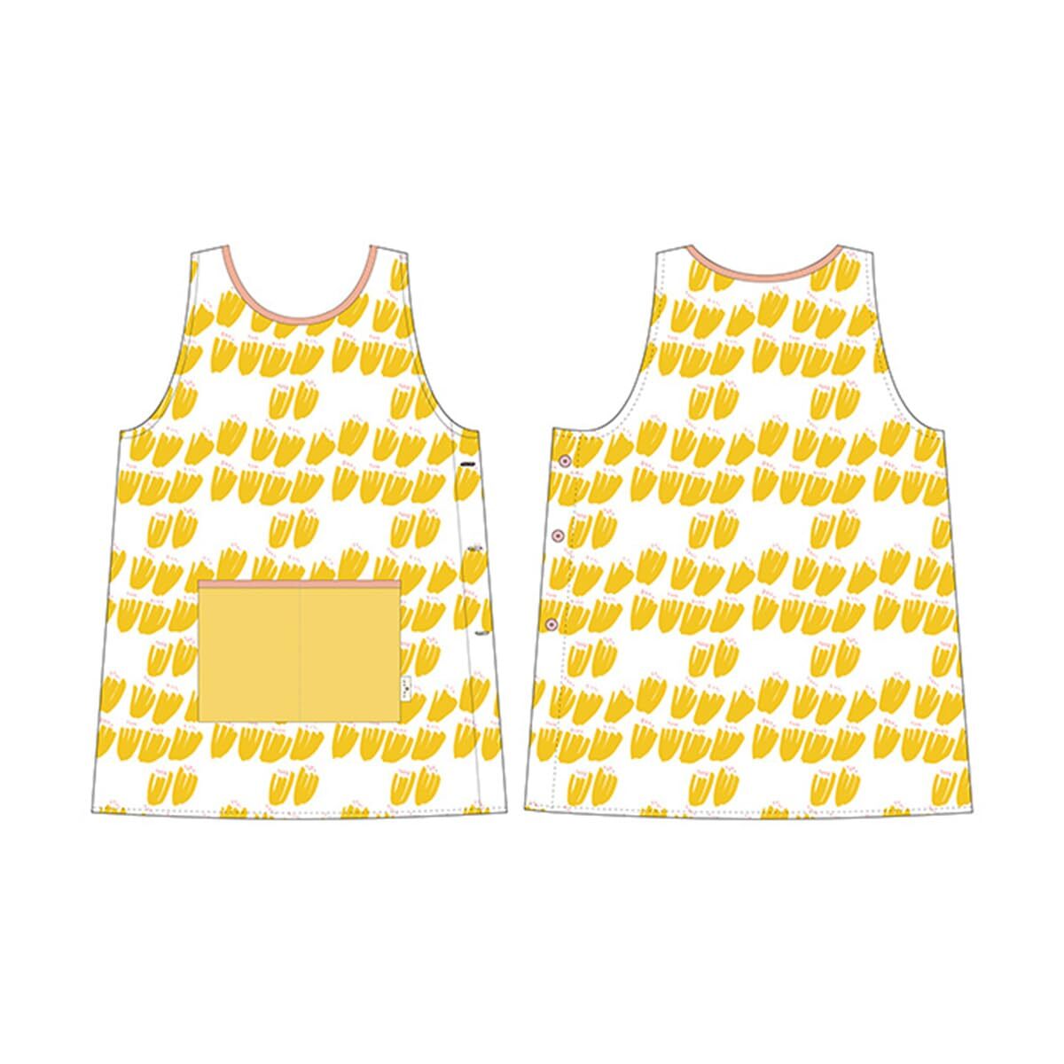 丸眞 エプロン 北欧柄 レディース 保育士 ポルク チューリップ キャラクター 可愛い 大人用 ラン型 保育園 幼稚園 0545028800拍卖