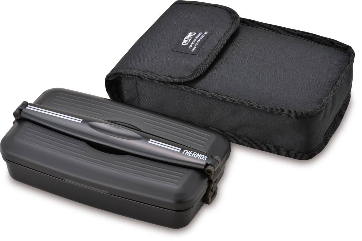 サーモス 弁当箱 フレッシュランチボックス 800ml ディープブラック DJB-806 DPBK拍卖