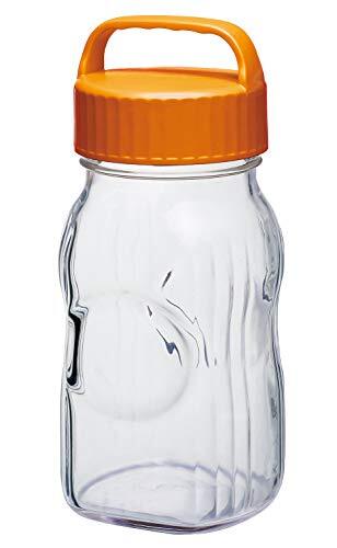 東洋佐々木ガラス フルーツシロップビン 漬け上手 フルーツシロップびん 1500ml オレンジ 保存瓶 保存容器 日本製 しおり付き I-778拍卖