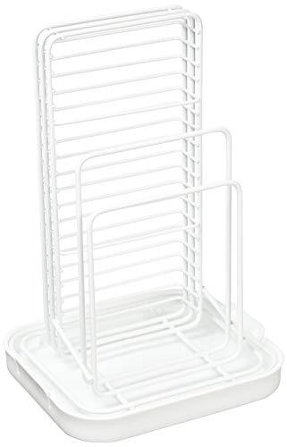 パール金属 シンプルストレージW 包丁・まな板スタンド HB-2490 ホワイト拍卖