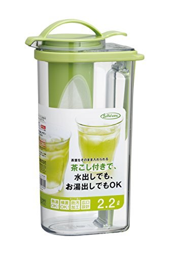 岩崎工業 岩崎 冷水筒 フェローズ タテヨコ・茶こし付ハンドルピッチャー 2.2L ネクスト K-1297MC拍卖