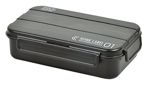 パール金属 弁当箱 1段 4点ロック メンズ ランチ ボックス ブラック 男性用 日本製 ホームレーベル D-435拍卖