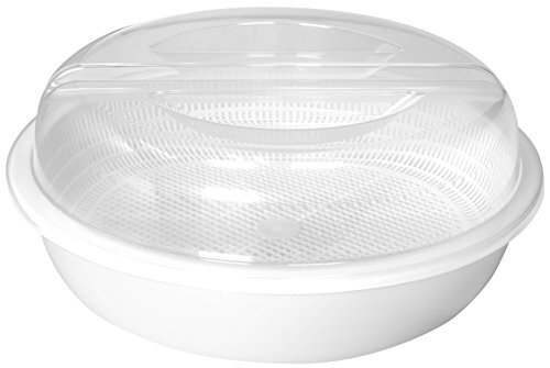 ライクイット (like-it) ざるボウル ふた付き 卓上水切り 約直径30.7x高12.3cm ホワイト 日本製 STK-22拍卖