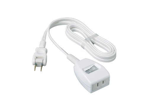 パナソニック(Panasonic) ザ・タップ スイッチシリーズ 1コ口 スナップキャップ・2mコード付 ホワイト WHS2621WKP拍卖