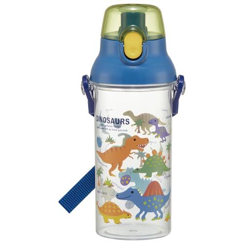 スケーター(Skater) 水筒 480ml ディノサウルス ピクチャー プラスチック製 クリアボトル 子供用 日本製 PSB5TR-A拍卖