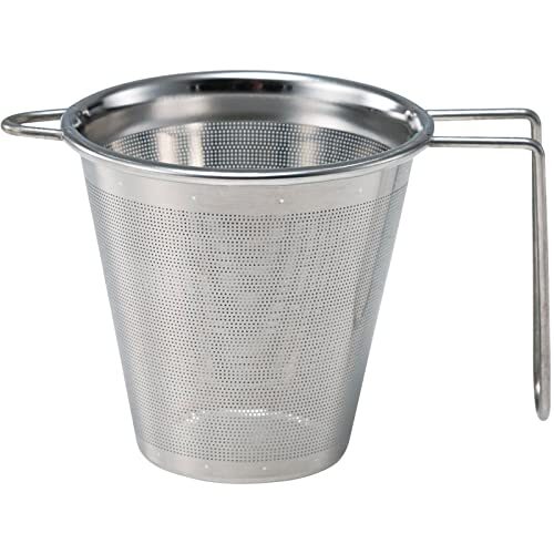 SS (スーパー ステンレス) 茶こし 茶漉し ストレーナー 取っ手付き 深型 急須不要 お手入れ簡単 お茶 紅茶 マグカップ コップ 用 食洗拍卖