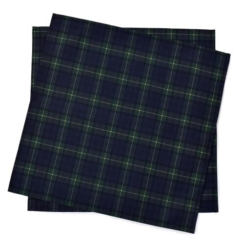 COLORFUL CANDY STYLE ランチクロス・給食ナフキン(45cm×45cm) はっ水ノーアイロン 2枚セットタータンチェック・ダー拍卖