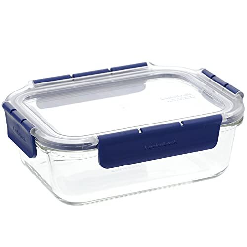 ベストコ ふた付き 耐熱ガラス 保存容器 長方形 1.0L ロック&ロック トップクラス LBG445拍卖