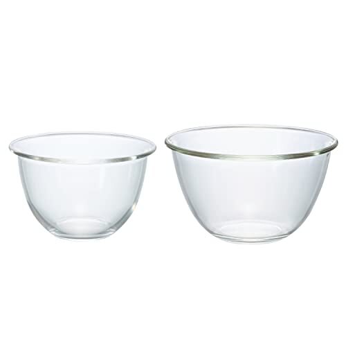 HARIO(ハリオ) 耐熱ガラス ボウル 2個セット 1500/2200ml 日本製 MXP-2606拍卖