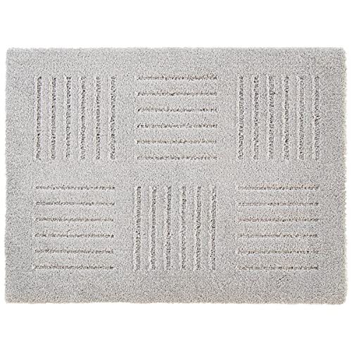 オカ(OKA) ジョイントキッチンマット ピタプラス 1枚 約45cm×60cm グレー (洗える 吸着 すべり止め)拍卖