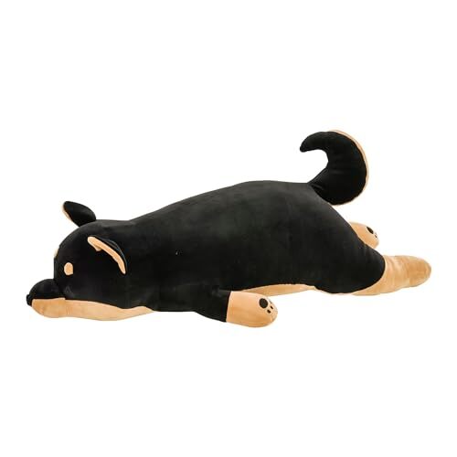 りぶはあと 抱き枕 プレミアムねむねむアニマルズ Mサイズ 黒柴のコテツ(全長約56cm) ふわふわ もちもち ぬいぐるみ だきまくら プレゼン拍卖