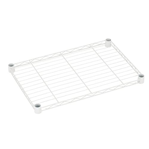 ドウシシャ ルミナス ラック スチールラックパーツ 追加スチール棚板 白 ホワイト ポール径25mm 幅61×奥行41cm EHES6040WH拍卖