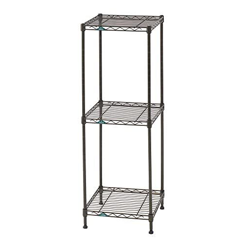 ドウシシャ ルミナス ガーデンラック 幅30 3段 屋外OK サビに強い スリムスチールラック 可変棚 プランターラック フラワースタンド 園芸拍卖