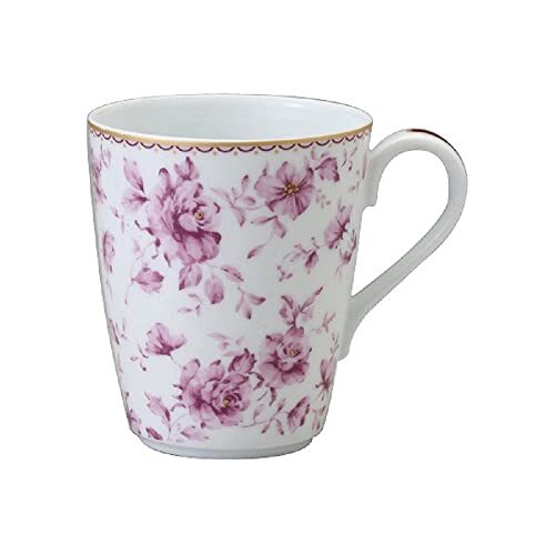 NARUMI(ナルミ) マグカップ レッドフラワー 300cc 花柄 おしゃれ かわいい 赤 プレゼント 電子レンジ温め対応 日本製 ギフトボッ拍卖