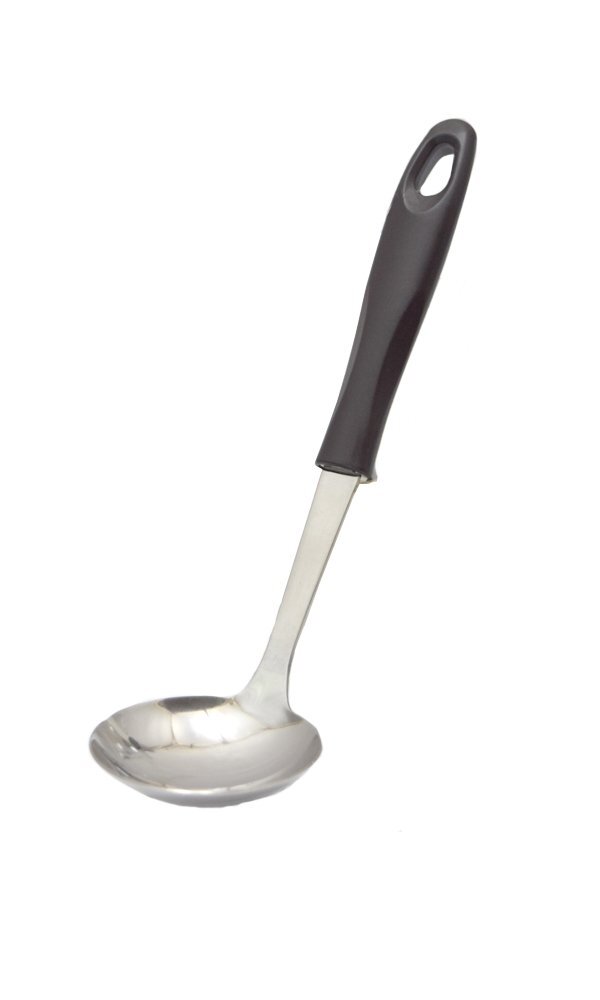 高儀(Takagi) ステンレス お玉 小 ダークブラウン 全長22.5cm ハンドフィット スープなどの料理に 手にフィットするハンドル 食洗拍卖