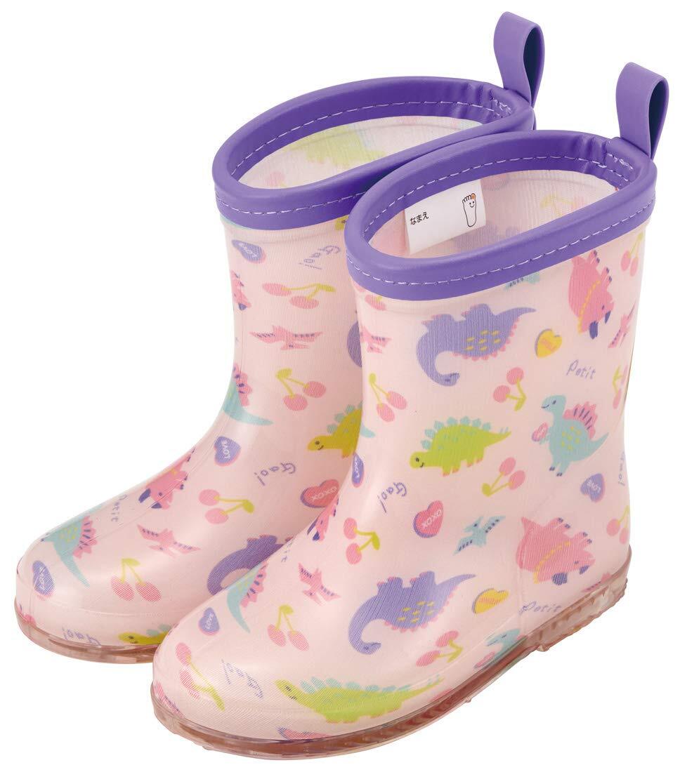 スケーター レインブーツ シューズ 長靴 子供用 ハッピー&スマイル 反射テープ付 16cm RIBT2拍卖