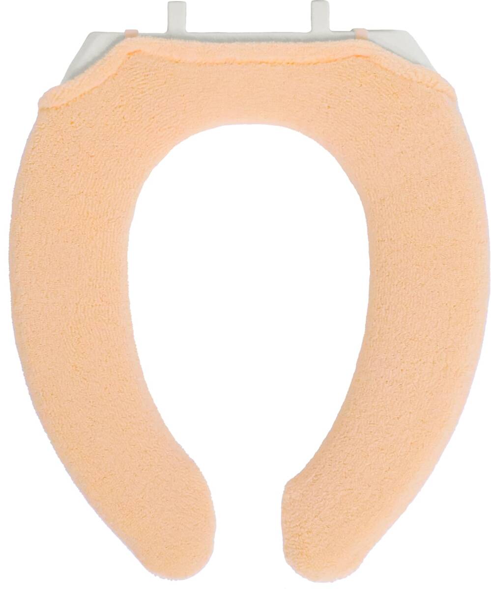 カキウチ 便座カバー U型 オレンジ 洗濯機で丸洗い可能 大きな差し込み口 かんたんセット SELECT JUST FIT拍卖