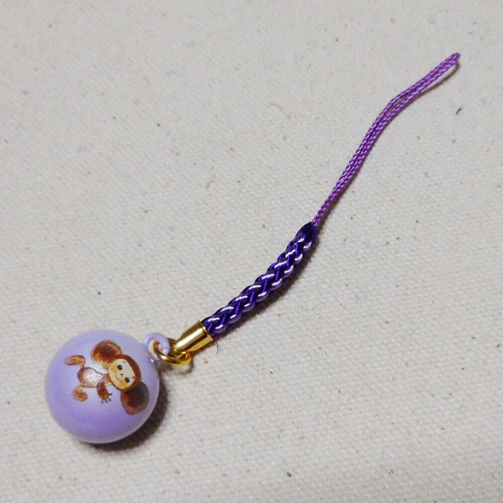 ★チェブラーシカ 水琴鈴根付 パープル★拍卖