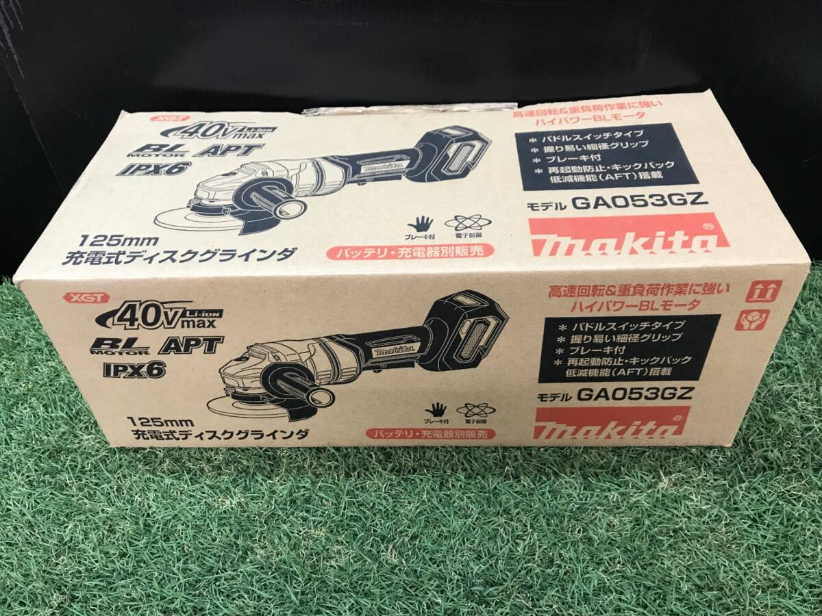 【未使用品】【0906】makita(マキタ) 125㎜ 40v充電式ディスクグラインダー パドルスイッチ 本体のみ GA053GZ IT9SXX7TVT5Y拍卖