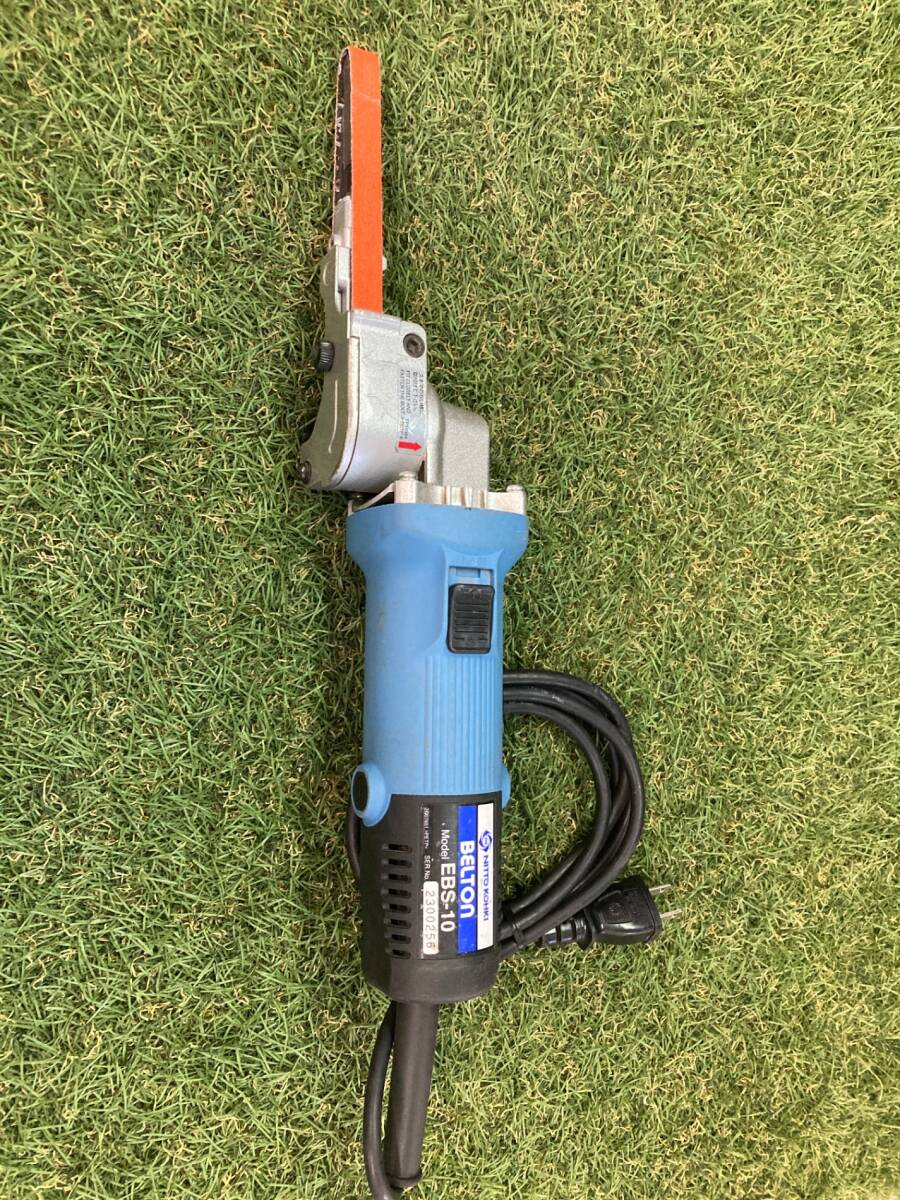 【中古品】【0906】★NITTO(日東工器) 電動ベルトン10型 EBS-10 ITBSVA5JLZ5L拍卖