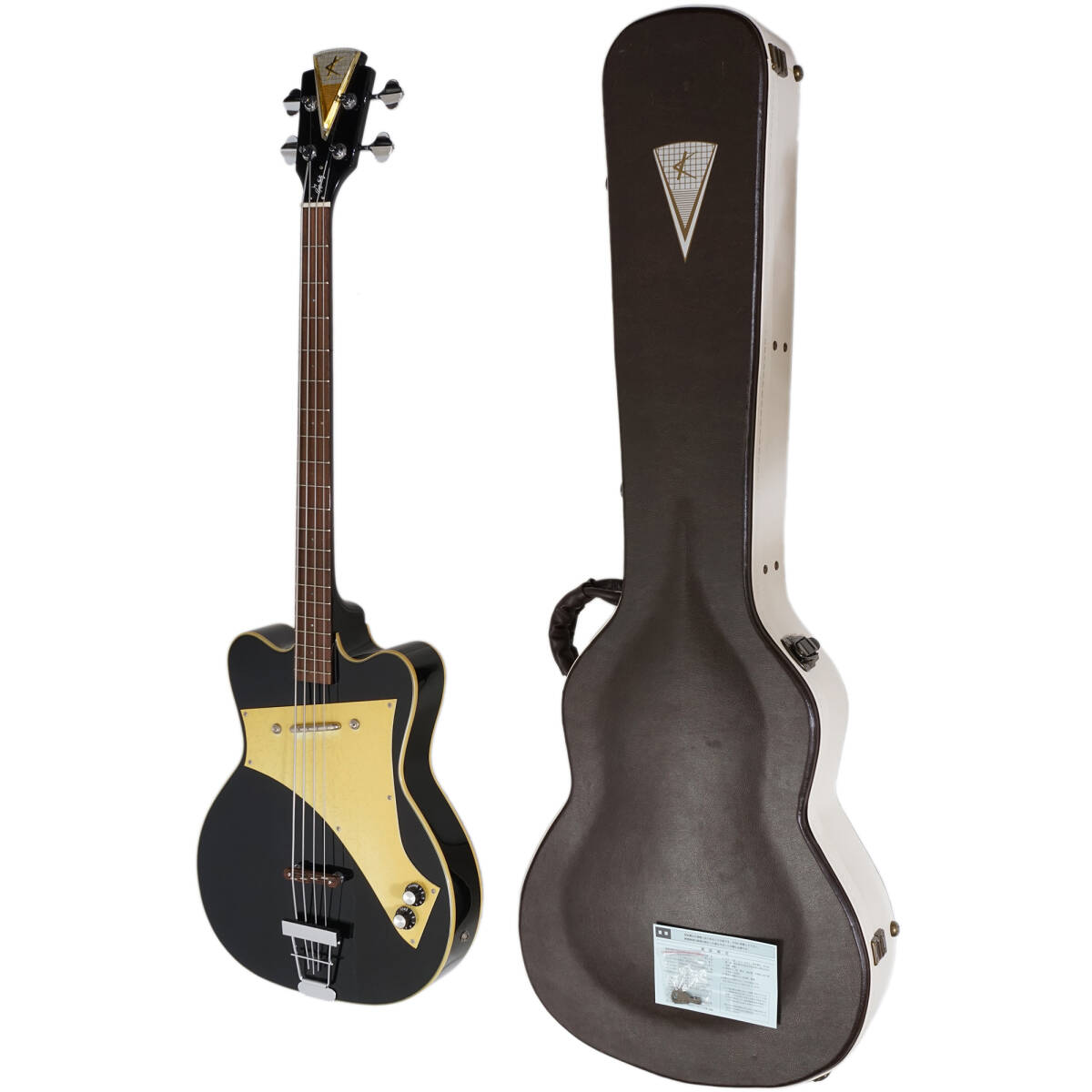 KAY GUITAR K5970 Jazz Special Bass BLK 復刻版 & ハードケース ケイ ギター ジャズ スペシャル エレキ ベース ポール マッカートニー拍卖