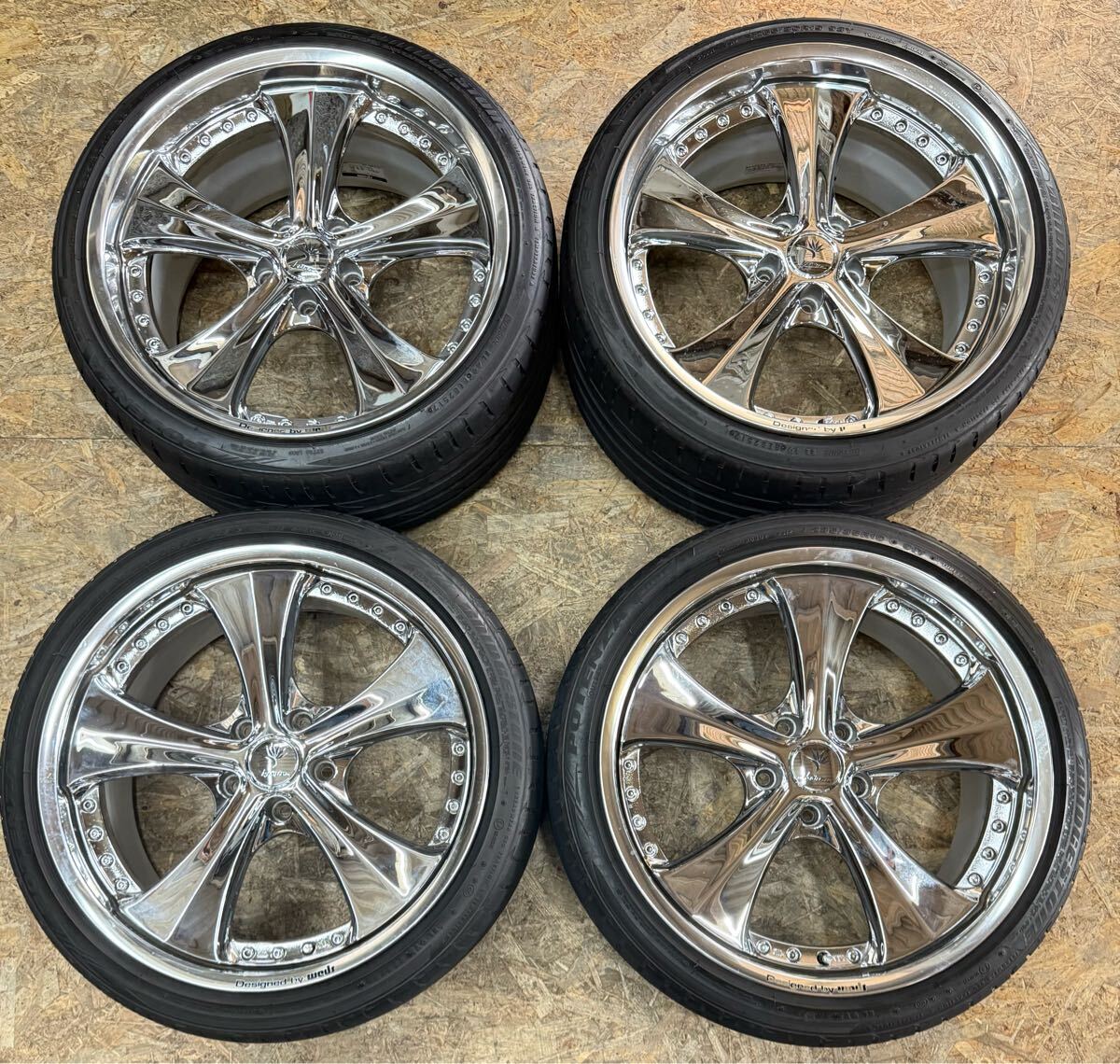 【希少!】WEDS kranze RATZINGER クレンツェ ラッツィンガー 19インチ 8.5J+44 9.5J+44 クラウン アリスト マークX ソアラ メッキ拍卖