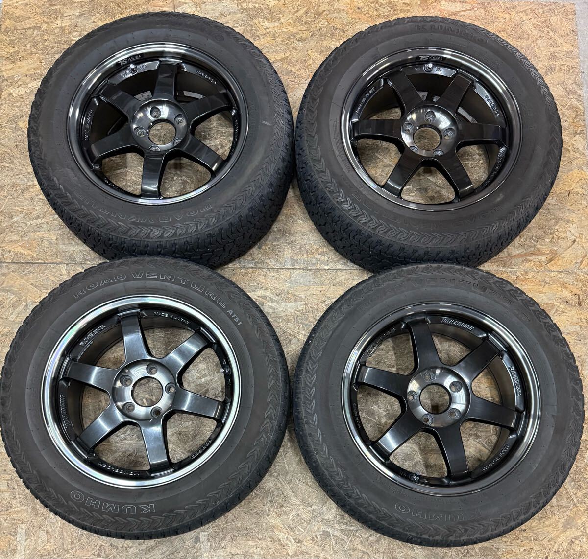 RAYS ボルクレーシング TE37SL 17インチ 7.5J+40 PCD 114.3 5穴 5H 軽量 鍛造 当時物 絶版 デリカ 拍卖
