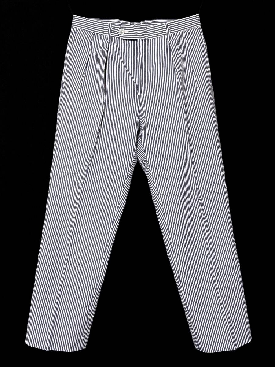 ヴィンテージ アメリカ製 Barry Bricken 2タック シアサッカー パンツ スラックス USA バリーブリッケン Brooks Brothers プレッピー拍卖