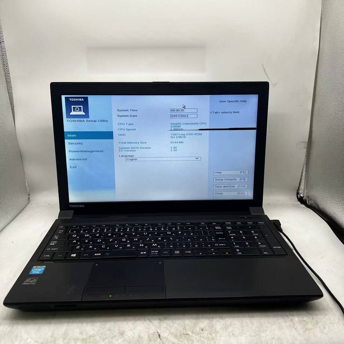 toshiba/B453/Celeron 1005M/15.6インチ/SS拍卖