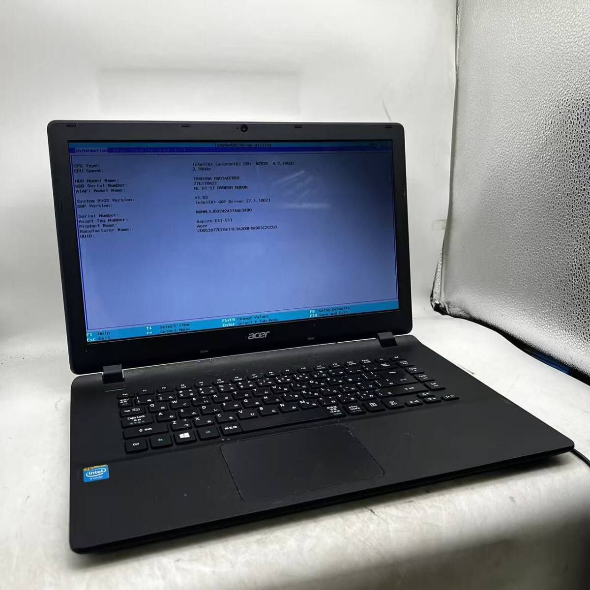 acer/Z5W1M/Celeron N2830/15.6インチ/拍卖