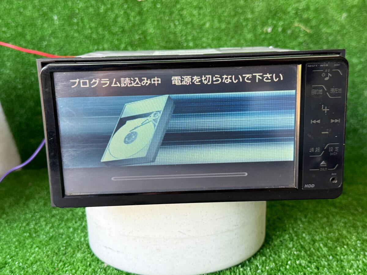 NHZT-W58 トヨタ純正HDDナビゲーション HDDナビ CD DVDSD DVD再生 SDナビ TOYOTA HDDナビ拍卖