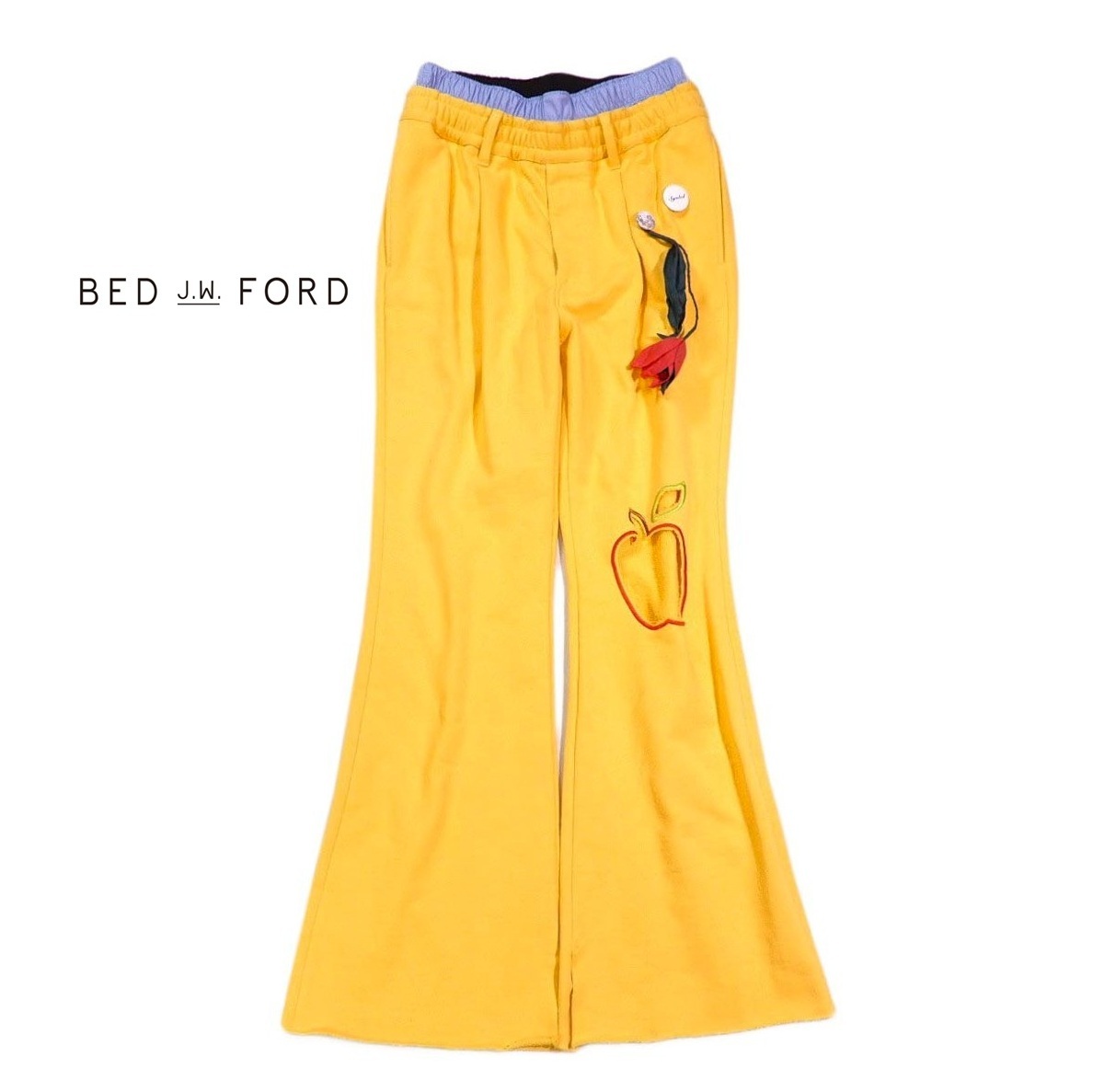 未使用 BED J.W. FORD / ベッドフォード 別注 ダブルウエスト フレア パンツ Double-West Flea-Pants M拍卖