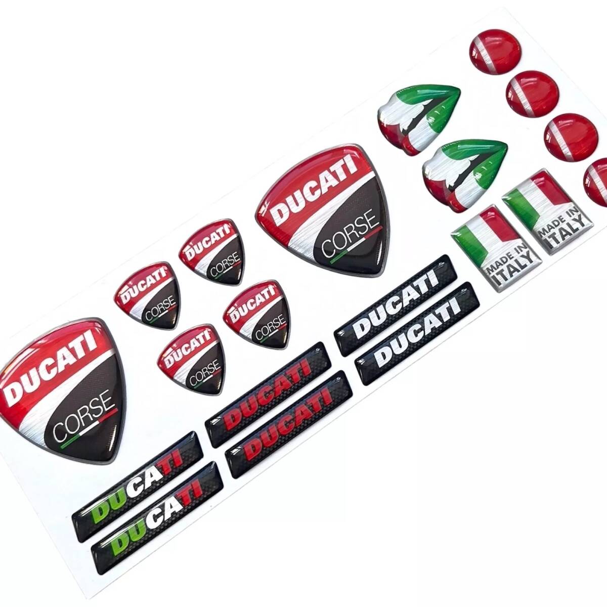 m 海外 DUCATI Meccanica KIT ステッカー セット 3d拍卖