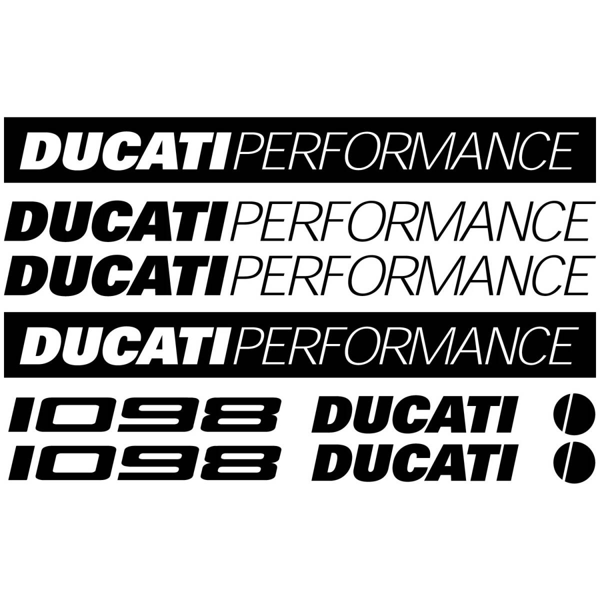 m 海外 DUCATI Meccanica KIT ステッカー セット 7拍卖