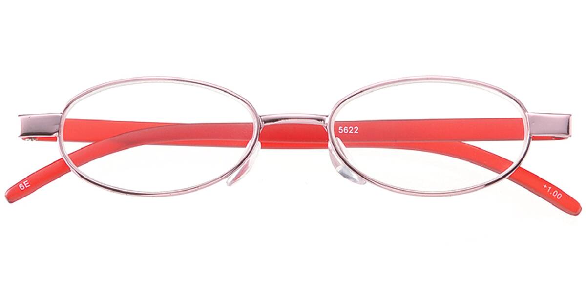 ULTRA Flat READER 超 薄型 軽量 老眼鏡 (専用スリムケース付き) レディーズ ピンク +2.50 5622-25拍卖