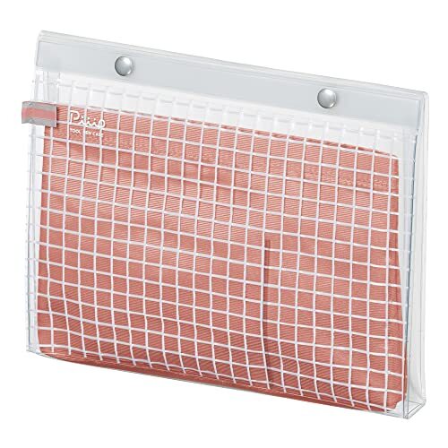 KOKUYO コクヨ ポーチ 透明 ピープ A5フラットタイプ ピンクテラコッタ F-VBF243-6拍卖