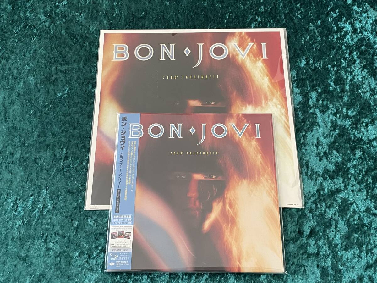 新品/ボン・ジョヴィ/特典メガジャケ付/2SHM-CD/初回生産限定盤/7800° デラックス・エディション/日本盤/帯付/BON JOVI/7800° FAHRENHEIT拍卖