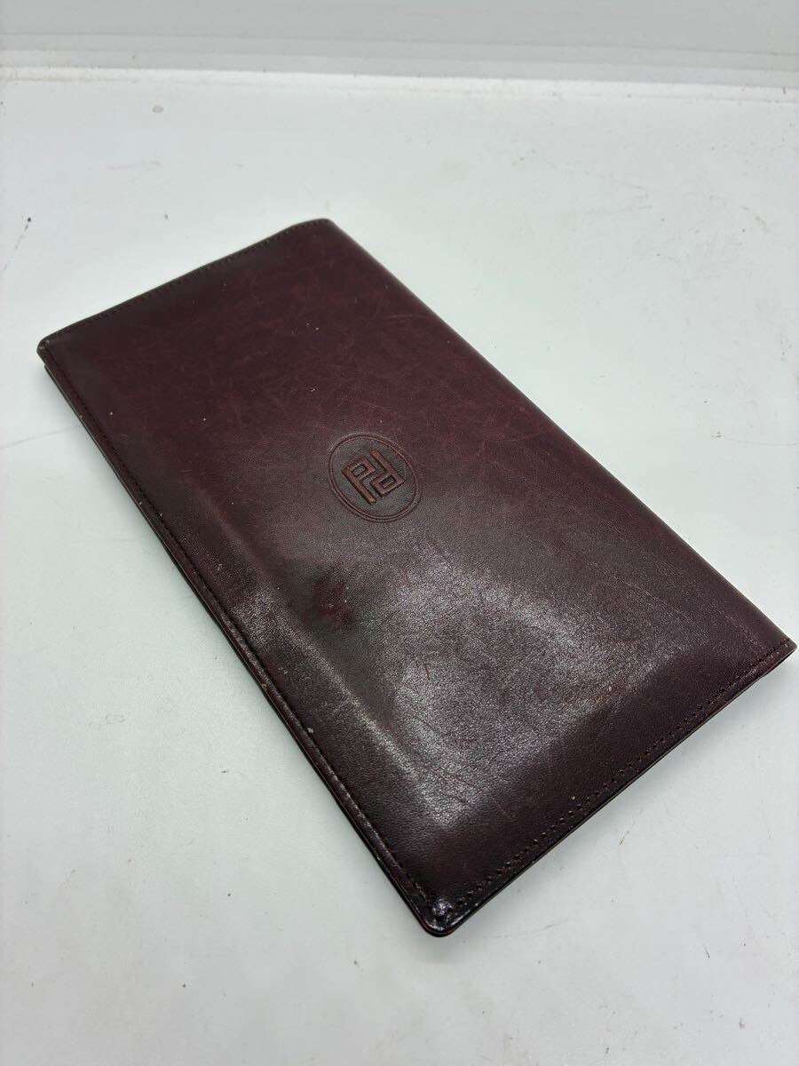 イタリア製 ペルッツィ peruzzi 長財布 バーガンディー 札入れ拍卖