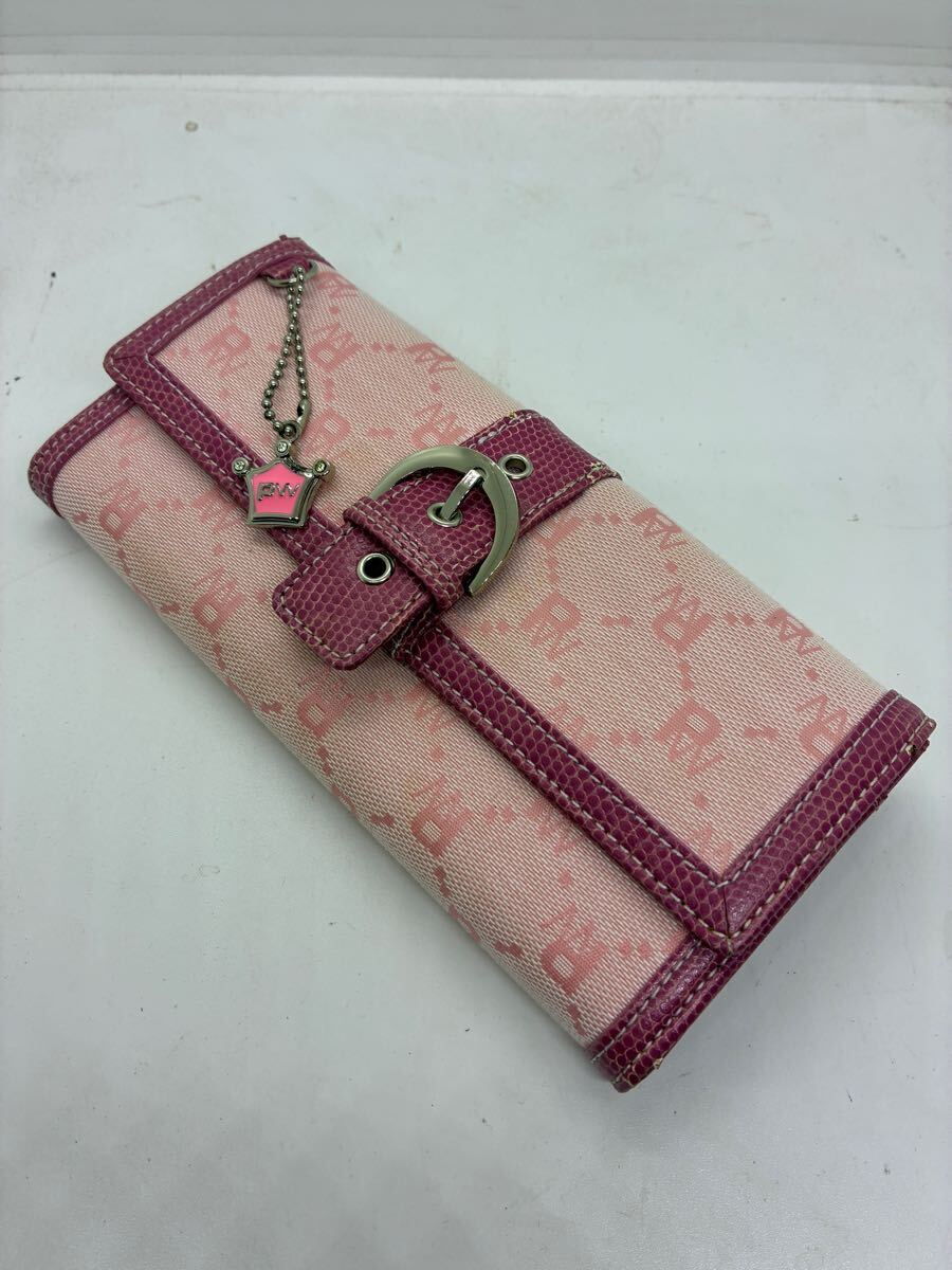 pinkywolman ピンキーウォルマン 長財布 ピンク 大容量拍卖