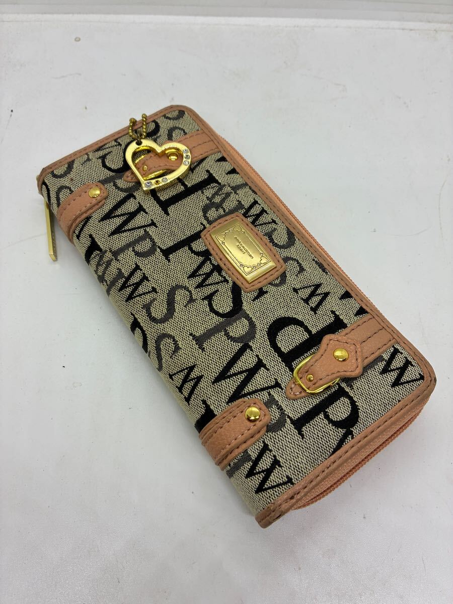 pinkywolmansport ピンキーウォルマン 長財布 ラウンドファスナー 大容量拍卖