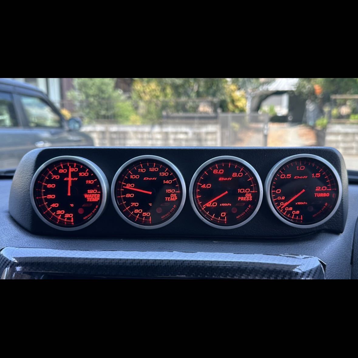 NEW4連メーターフード スバルSTI WRX GRB GVB(GR、GV、GH系2008-2014用)、SHフォレスター未塗装 インプレッサ センターメーター 拍卖