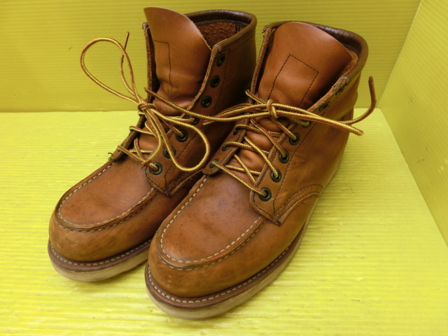 送料無料◆レッドウィング【本革レザーワークブーツ D875】RED WING SHOES◆レザーアッパー◆US 7.5 UK 6.5 EUR 40拍卖