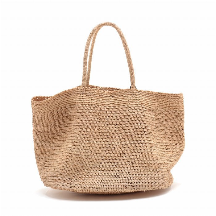 ザ・ロウ (The Row) Oregon オレゴン ラフィア トート かご バッグ ナチュラル W1636(新品)拍卖