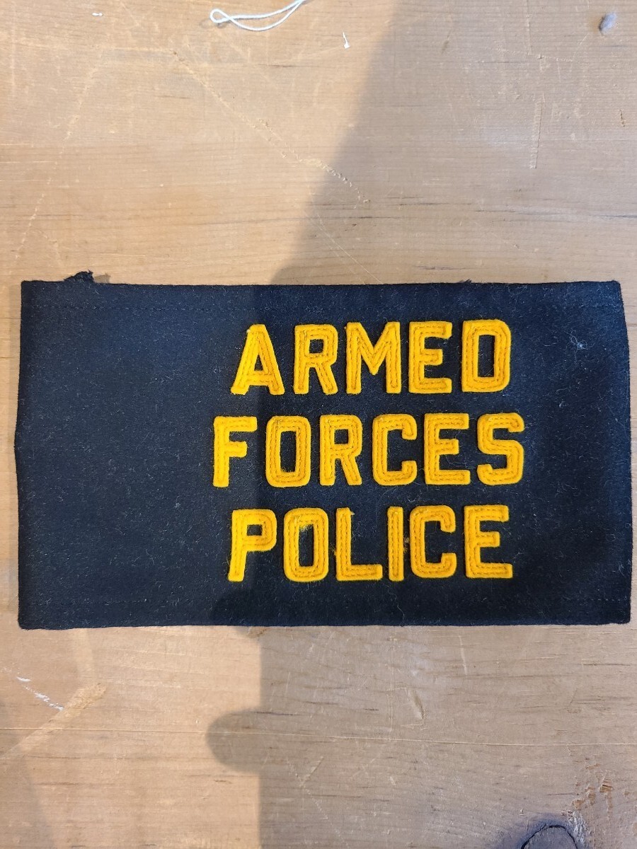 ARMED FORCE POLICE アームバンド ミリタリー拍卖