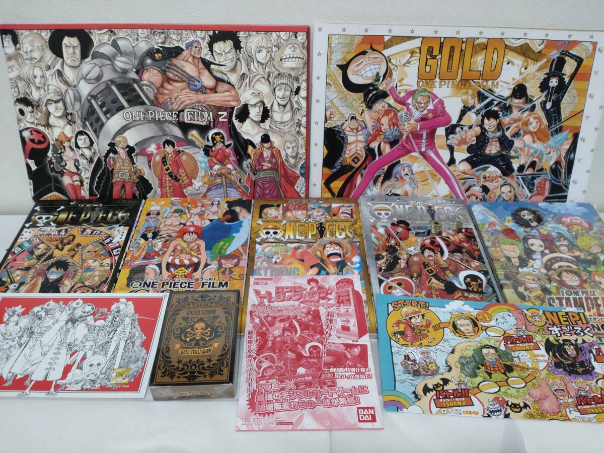 ワンピース ONE PIECE 映画館 入場特典 コミック パンフレット FILM Z GOLD STRONG WORLD STAMPEDE 零 777 千 セブンイレブン DVD トランプ拍卖