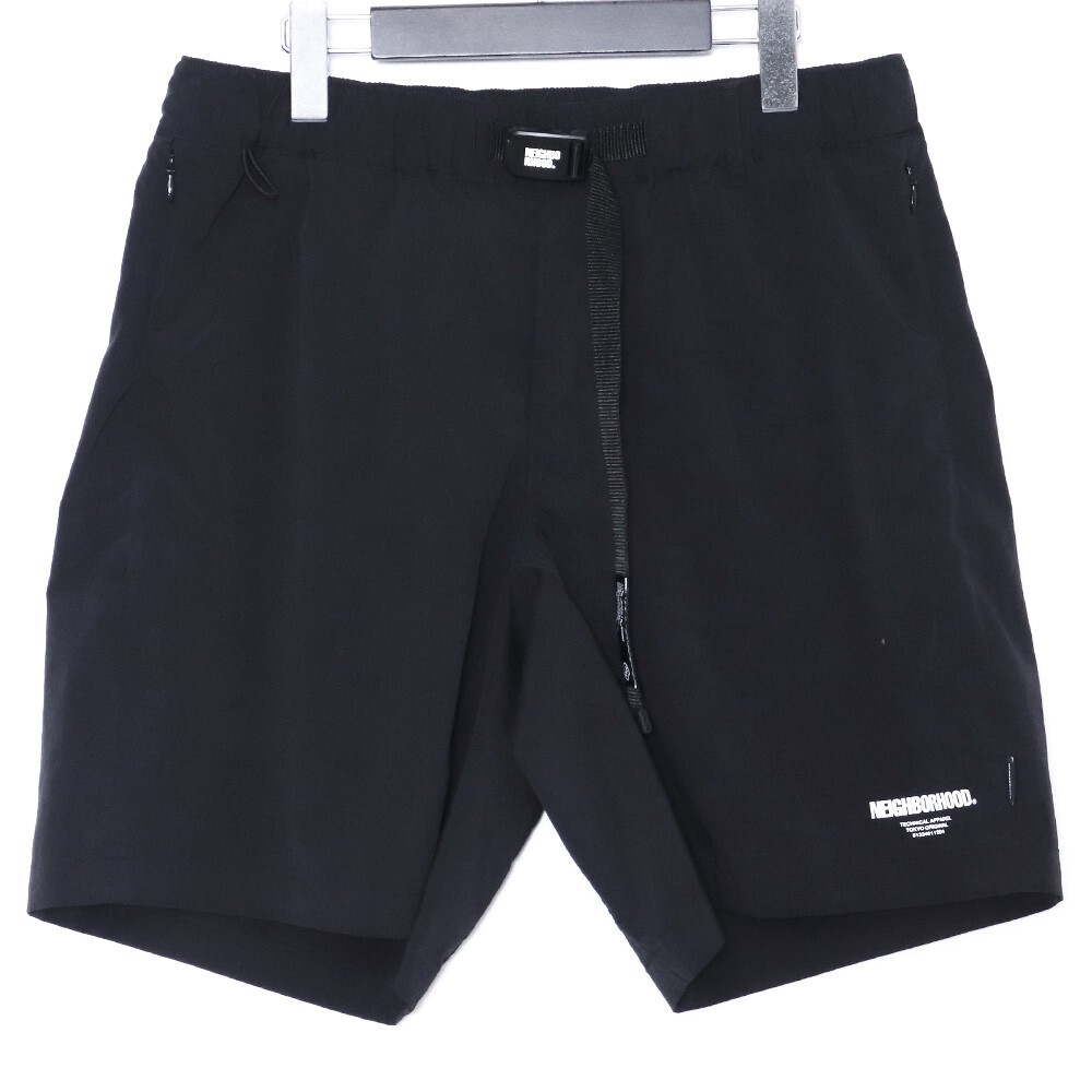 NEIGHBORHOOD MULTIFUNCTIONAL SHORT PANTS Mサイズ ブラック 241TSNH-PTM06 ネイバーフッド ショートパンツ イージー ショーツ拍卖