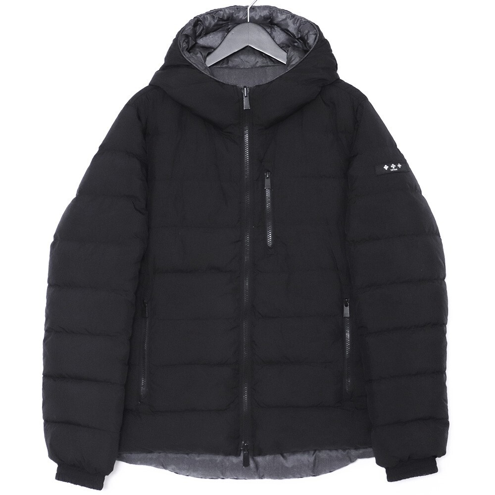 TATRAS IBERIDE ダウンジャケット サイズ3 ブラック MTK18A491 タトラス リバーシブル フード拍卖