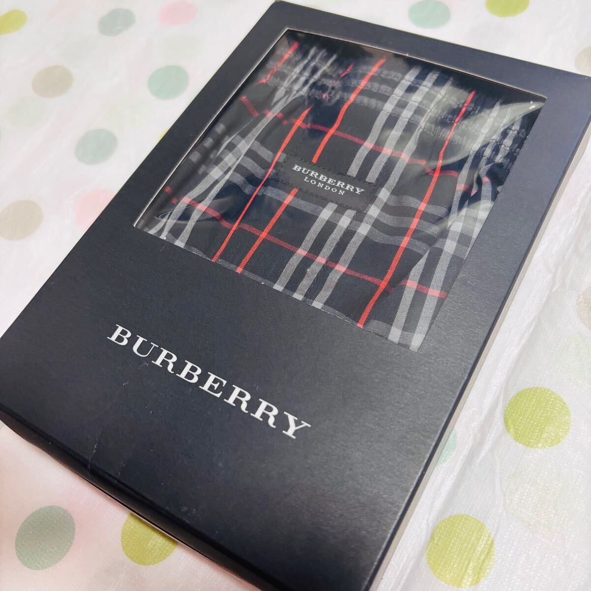 【人気柄】新品/BURBERRY/LLサイズ/トランクス/バーバリー/下着/メンズ/綿100%/未使用/正規品/紳士用/インナー/ノバチェック/紺色ネイビー拍卖