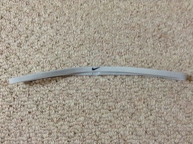 ★中古★ナイキ ヘアバンド 灰 ヘッドバンド 髪留め グレー NIKE拍卖